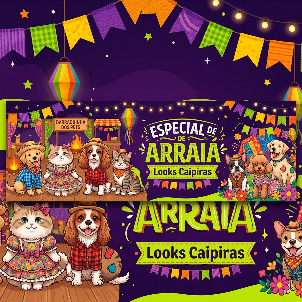 Arraial do Pet — Moda Junina